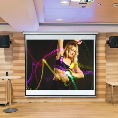 Produktbild von Mucola premietacie plátno premietacie plátno kinematografické plátno premietacie plátno projektor beamer domáce kino prezentačné plátno - 178x178CM