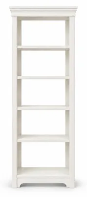 Produktbild von Bücherregal 6 Ebenen offen Standregal Breite 80 cm (W800) Aktenregal MDF Warmweiß Relief