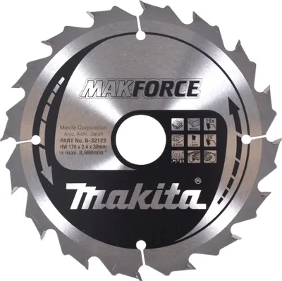 Zdjęcie produktu dla Makita MAKFORCE Pilarka. 170x30x16Z B-32122