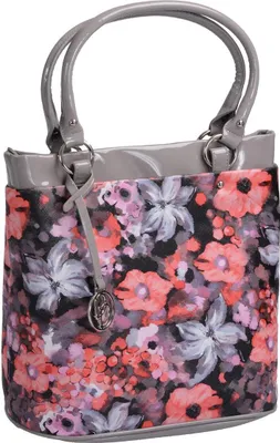 Produktbild von Daniele Donati Handtasche Muster hellgrau