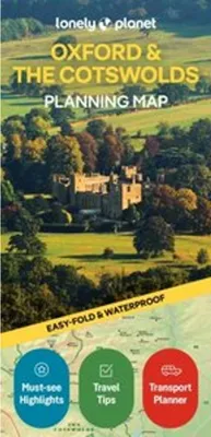Imagen del producto de Mapa de planificación de Lonely Planet para Oxford y los Cotswolds