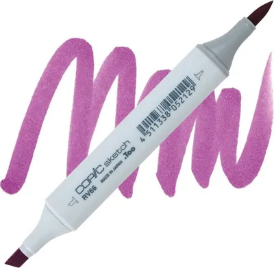 Image de COPIC Sketch double-face Pinceau & Ciseau, RV66 Framboise