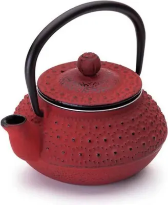 Image de Théière Hanoï Rouge 0.3l Compacte, Design Et Résistante - Kraftixx