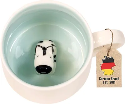 Produktbild von Intirilife Kaffeetasse 3D Teetasse mit Zebra - 300 ml Füllmenge - Keramik Tasse Cartoon süßes Geschenk Becher mit Henkel