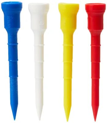 Produktbild von Lignum Golf Tee 82 mm 12 Stück Mehrfarbig