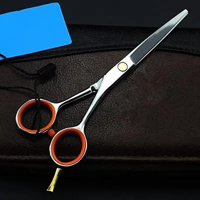 Produktbild von Set aus professionellen 5-Zoll-440c-Haarschneidescheren mit Effilierschere für Friseure