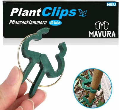 Obrázok produktu pre PlantClips spony na rastliny sada spôn na rastliny, PlantClips spony na rastliny sada 50 spôn na rastliny, väzby na paradajky, ruže, uhorky a iné popínavé rastliny