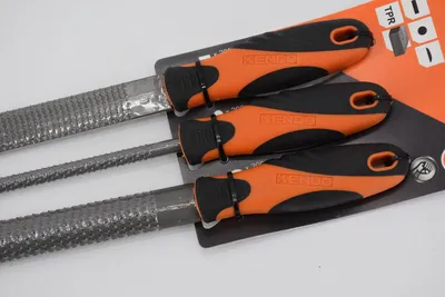 Productafbeelding van Set raspelmesjes voor manicure, Kendo, 200 mm - verpakking met 3 stuks