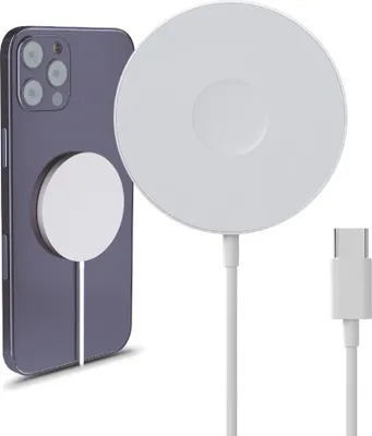 Produktbild von Drahtloses Ladegerät für iPhone, Samsung Galaxy, AirPods, iWatch - Weiß