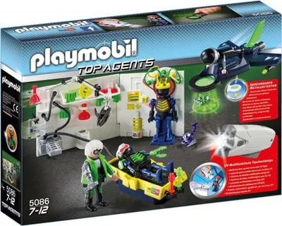 Produktbild von PLAYMOBIL 5086 Agentenlabor mit Flieger - Spielzeug