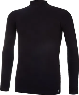 Produktbild von T-Shirt für Kinder Langarm Stehkragen Outlast® - Schwarz