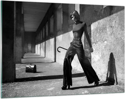 Produktbild von Bilder auf glas - Einteilig - Fotografie Mode Frau - 120x80cm - Glasbilder - Wandbilder - Bilder - zum Aufhängen bereit - Wanddekoration aus Glas - Glas Bilder - Wandbild auf Glas - GAA120x80-4360