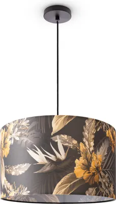 Produktbild von Deckenlampe Wohnzimmer Lampe Esstisch Pendelleuchte Blumen Palmen Deko E27