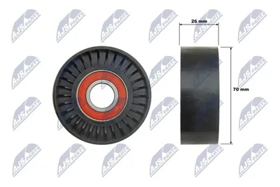 Produktbild von NTY RNK-PL-046 Riemenspanner Keilrippenriemen für OPEL INSIGNIA Caravan