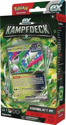 Produktbild von Pokémon Sammelkarten|Pokémon|Amigo Pokémon-Sammelkartenspiel: Kampfdeck Kapu-Riki-ex / Kampfdeck Eisenblatt-ex