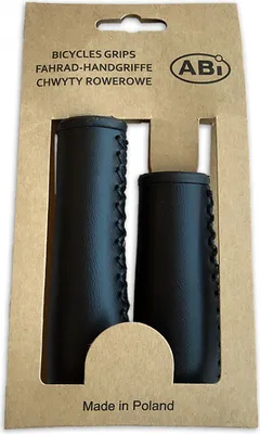 ABI Lederfahrradgriffe - 120 mm lang, 95 mm kurz