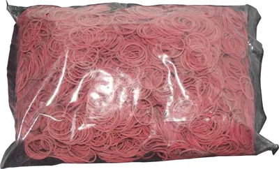 Produktbild von 1 kg Gummiringe rot 30 mm Ø 1,2 mm breit
