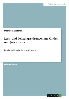 Produktbild von Lern- und Leistungsstörungen im Kindes- und Jugendalter