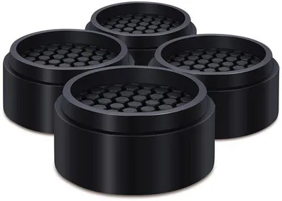 Produktbild von Famanu Möbelvergrößerer 2,5 cm mit Gummifüßen - Vibrationsdämpfer für Möbel und Haushaltsgeräte