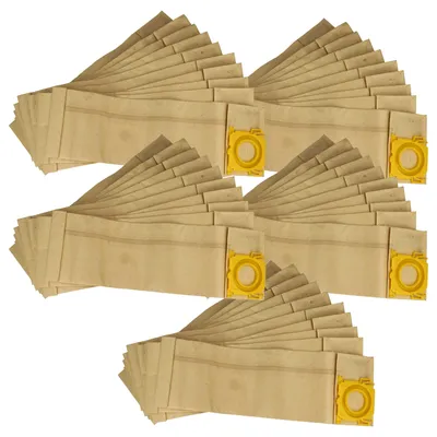 Produktbild von vhbw 50x Staubbeutel kompatibel mit Tennant 3210, 3205, 3215, 3225 Staubsauger - 29cm x 13,5cm Sandfarben