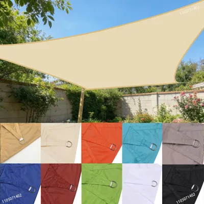 Produktbild von Sonnensegel rechteckig 95% UV-Schutz wasserdicht Garten Terrasse