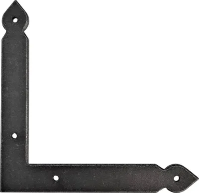 Produktbild von HALCÖ Scheinwinkelband Fulp, 140 x 140 mm, Stahl verzinkt schwarz passiviert