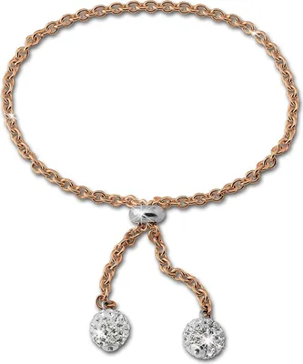 Image de SilberDream Bracelet Femme Scintillant 925 Argent entier jusqu'à 25cm rose blanc SDA2205E