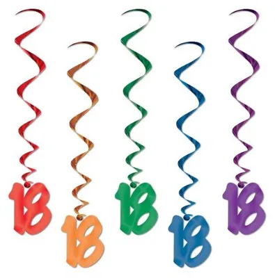 Obrázek produktu pro Beistle 57551-18, Různé barvy, 5 kusů