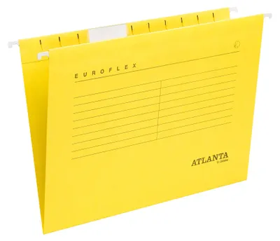 Image de Dossiers suspendus Euroflex A4, jaune