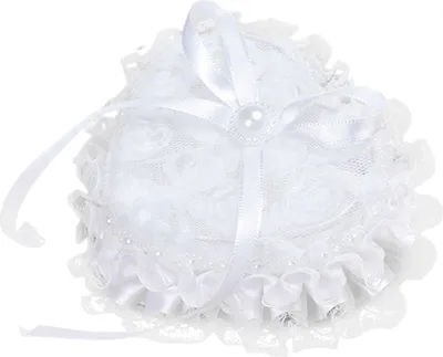 Produktbild von Ringbox Western Stil romantische herzförmige Hand hält Hochzeit Requisite Spitzenringkissenschachtel für den Valentinstag-C