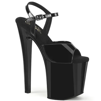 Produktbild von ENCHANT-709 Damen Sandale von Pleaser, Schwarz Glanz , EU 37, US 7