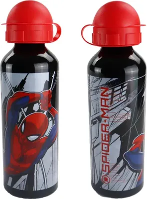 Produktbild von Marvel Spiderman ALU - Wasserflasche Trinkflasche XL Flasche 520 ml