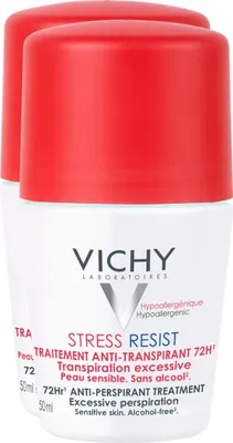 Produktbild von VICHY Deo Roll-On Stress Resist 72H, 2X50 ml CRE