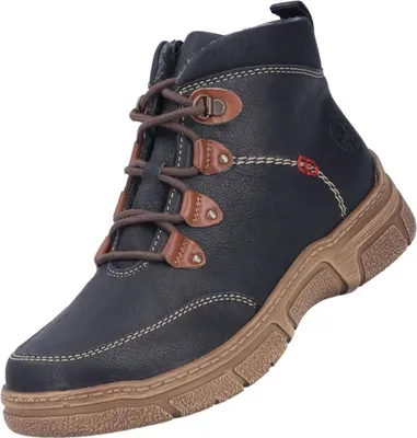 Produktbild von Rieker Schnür-,Zug-u.Schnallenstiefel in schwarz, Gr. 38