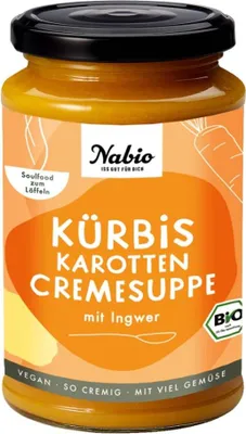 Produktbild von Nabio Kürbis Karotten Cremesuppe -  - 375ml