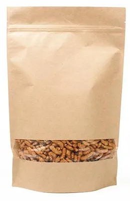 Produktbild von Standbodenbeutel Kraft 23x12x34.5cm | 900 Gramm (100 Stück) [ZBGW6K]