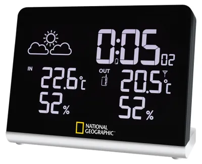 Produktbild von National Geographic 9070500 Wetterstationsanzeige Schwarz  Schwarz One Size