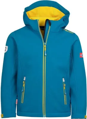 Obrázok produktu pre Detská bunda Trollkids Trollfjord, modrá, 122 cm