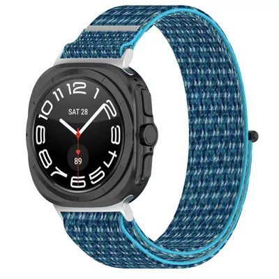 Produktbild von Für Samsung Galaxy Watch Ultra 47mm Elastisches Design Nylon Klettverschluss Sport Arm Band M5