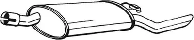 Zdjęcie produktu dla Tłumik końcowy Bosal, model 185-223