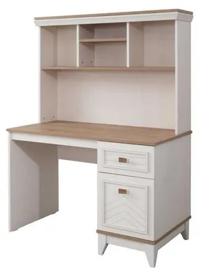 Produktbild von Schreibtisch Schrank Computertisch Weiß Büromöbel Holz Tisch Regale