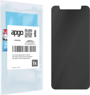 Produktbild von apgo Displayschutzglas Anti-Spähen Schutzglas für Huawei Y6 (2018) - Blickschutzglas Bildschirmschutz, 7H Hybrid Schutzglas mit Keramikbeschichtung [Matt, Full Glue, Anti-Spy]