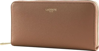Produktbild von LACOSTE Leder Geldbörse Zip Wallet Tulle rosa