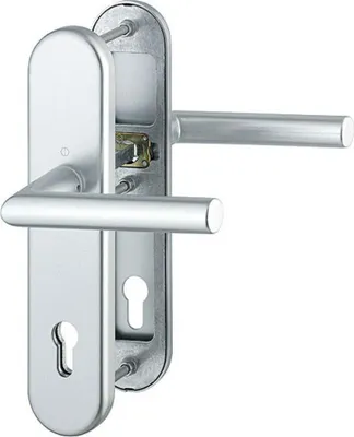Produktbild von Hoppe Schutz-Drückergarnitur Amsterdam 86G / 3331 / 3330 / 1400 ES1 SK5 PZ Vierkant 8 / 10mm - 3663299