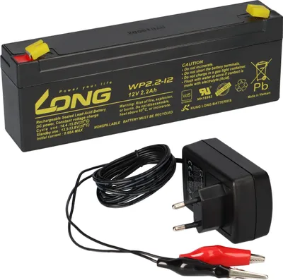 Image de Batterie AGM BLEI 12V 2,2Ah + LADEGER