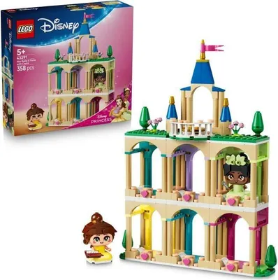 Produktbild von LEGO Disney Princess Belle und Tiana Miniatur Schloss, Bauspielzeug für Kinder ab 5 Jahren