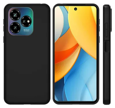 Produktbild von Für ZTE Blade V60 Vita / Axon 60 Lite Silikon TPU Schutz Hülle Case Flexibel Ultra dünn Schwarz