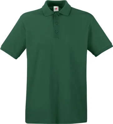 Produktbild von Fruit Of The Loom Premium Herren Polo-Shirt, Kurzarm BC1381 (XL) (Flaschengrün)