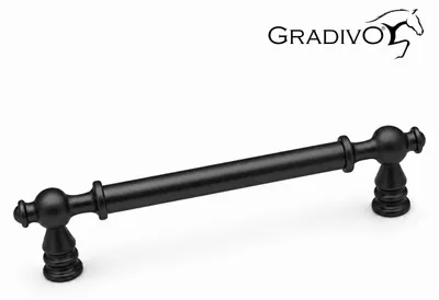 Produktbild von Möbelgriff Küchengriffe Schrankgriff Bügelgriff Schubladengriffe 952 Schwarz 128 mm