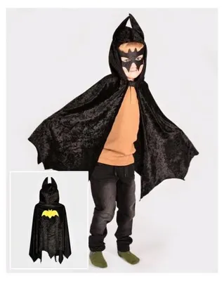 Produktbild von Den Goda Fen Fledermaus Umhang Kinder Kostüm 86-110 cm